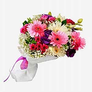 Marmaris Çiçek - Gerbera Güzeli El Buketi