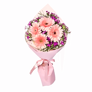 Marmaris Çiçek Gönder - Kır çiçekleri ve Gerbera buketi