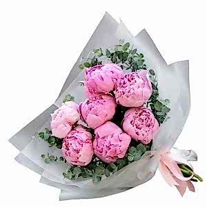  Marmaris Çiçek Gönder - Şakayık Buketi Peonies