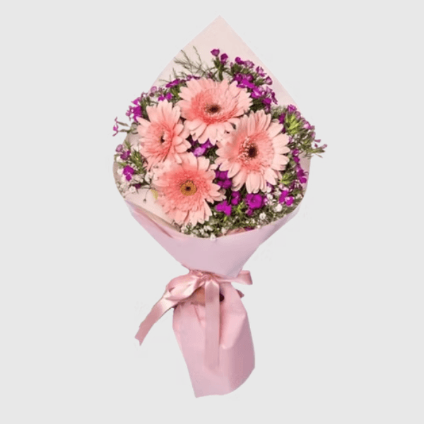  Marmaris Çiçek Gönder - Kır çiçekleri ve Gerbera buketi