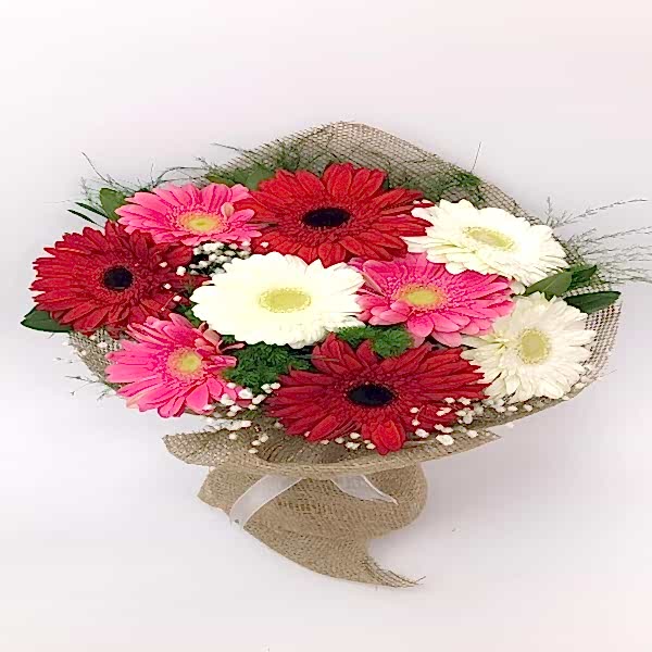  Marmaris Çiçekçi - 3 Renk Gerbera Buketi
